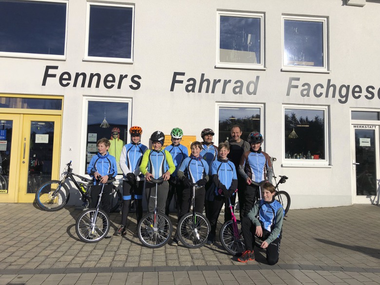 Erster Sponsor der Moutain-Bike Kids